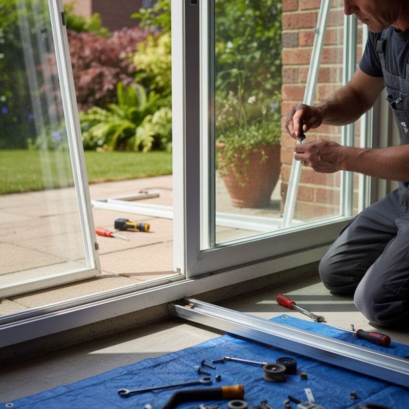 Patio Door Track Repair in Overland Park, KS
