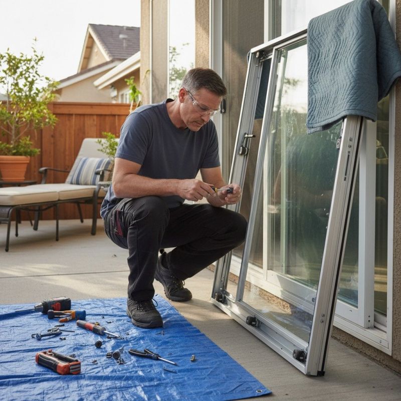 Patio Door Track Repair in Olathe, KS